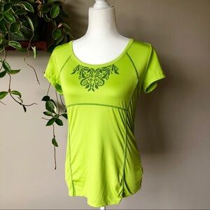 Athleta short sleeve t shirt‎ biking gym yoga S